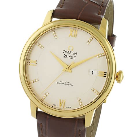 omega de ville mens gold watch|de ville Omega Watch price.